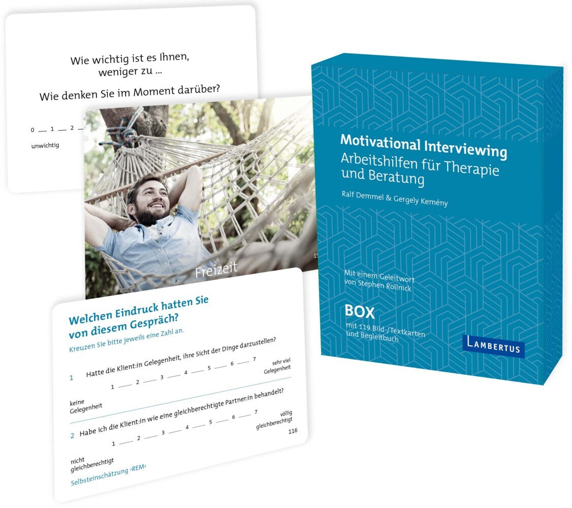 Motivational Interviewing Box mit Fragekarten (Ralf Demmel)
