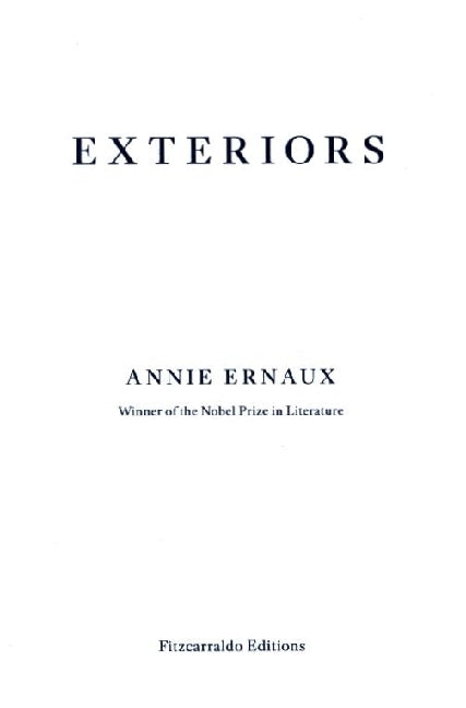 Exteriors (Annie Ernaux)
