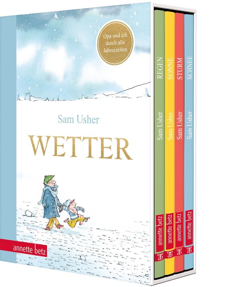 Wetter - Vier Bilderbücher in einem hochwertigen Schuber (Sam Usher)