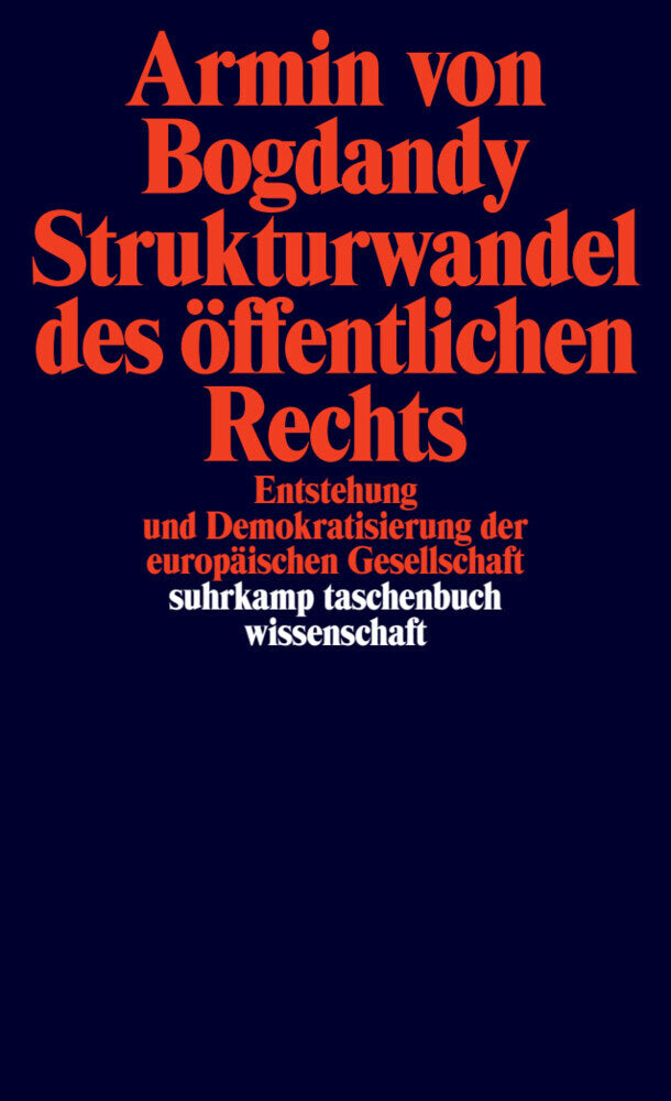 Strukturwandel des öffentlichen Rechts (Armin Von Bogdandy)
