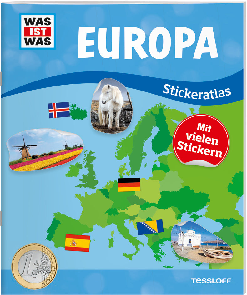 WAS IST WAS Stickeratlas Europa (Lisa Hebler)
