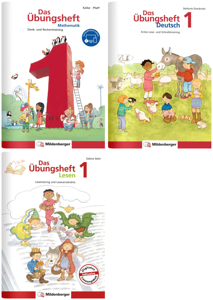 Sicher ins 2. Schuljahr - Paket: Rechnen - Schreiben - Lesen · Klasse 1 (Sabine Stehr)