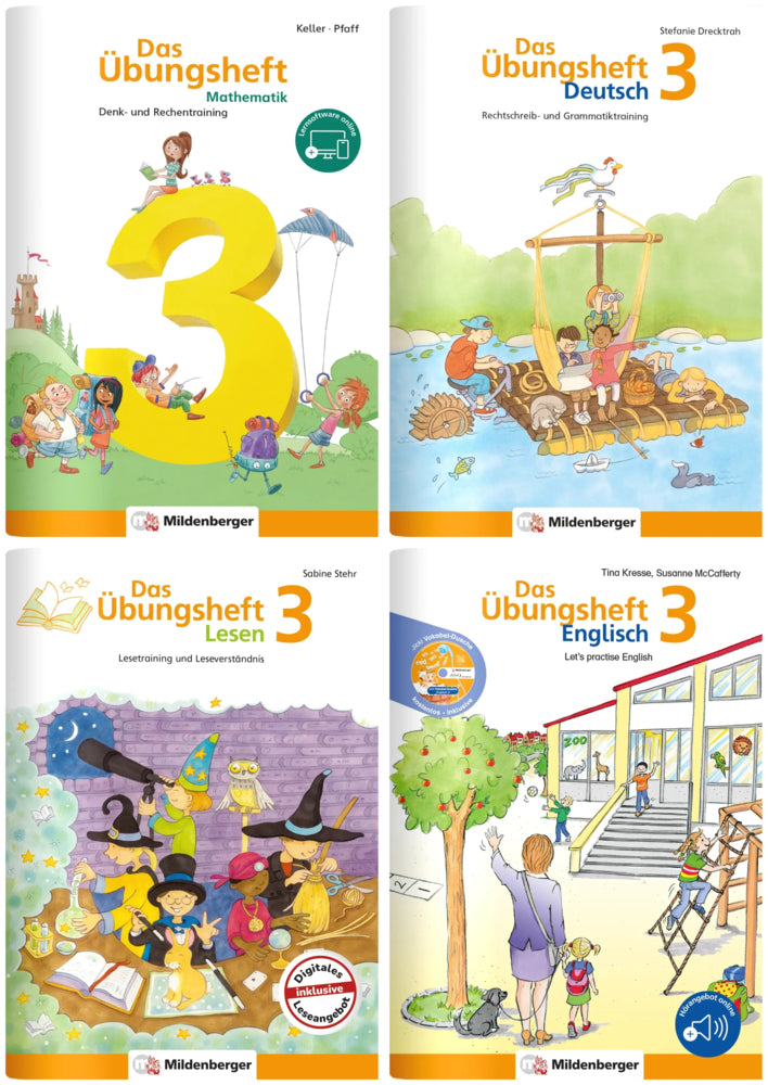 Sicher ins 4. Schuljahr - Paket: Rechnen - Schreiben - Lesen - Grammatik - Englisch · Klasse 3 (Sabine Stehr)
