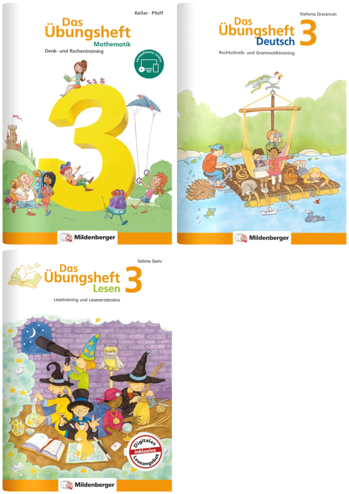 Sicher ins 4. Schuljahr - Paket: Rechnen - Schreiben - Lesen - Grammatik · Klasse 3 (Sabine Stehr)