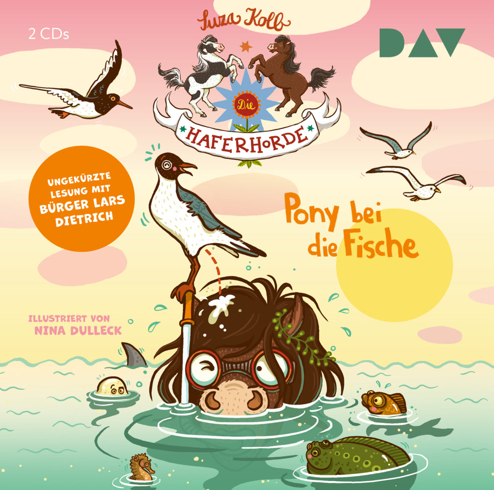 Die Haferhorde - Teil 18: Pony bei die Fische, 2 Audio-CD (Suza Kolb)