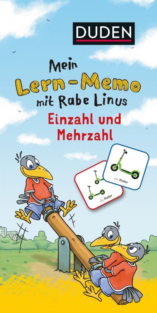 Mein Lern-Memo mit Rabe Linus - Einzahl und Mehrzahl (Dorothee Raab)