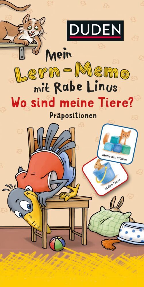 Mein Lern-Memo mit Rabe Linus - Wo sind meine Tiere? (Dorothee Raab)