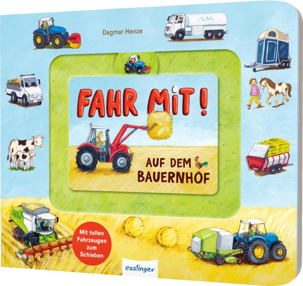 Meine Schiebebahn-Pappe: Fahr mit auf dem Bauernhof (Julia Klee)