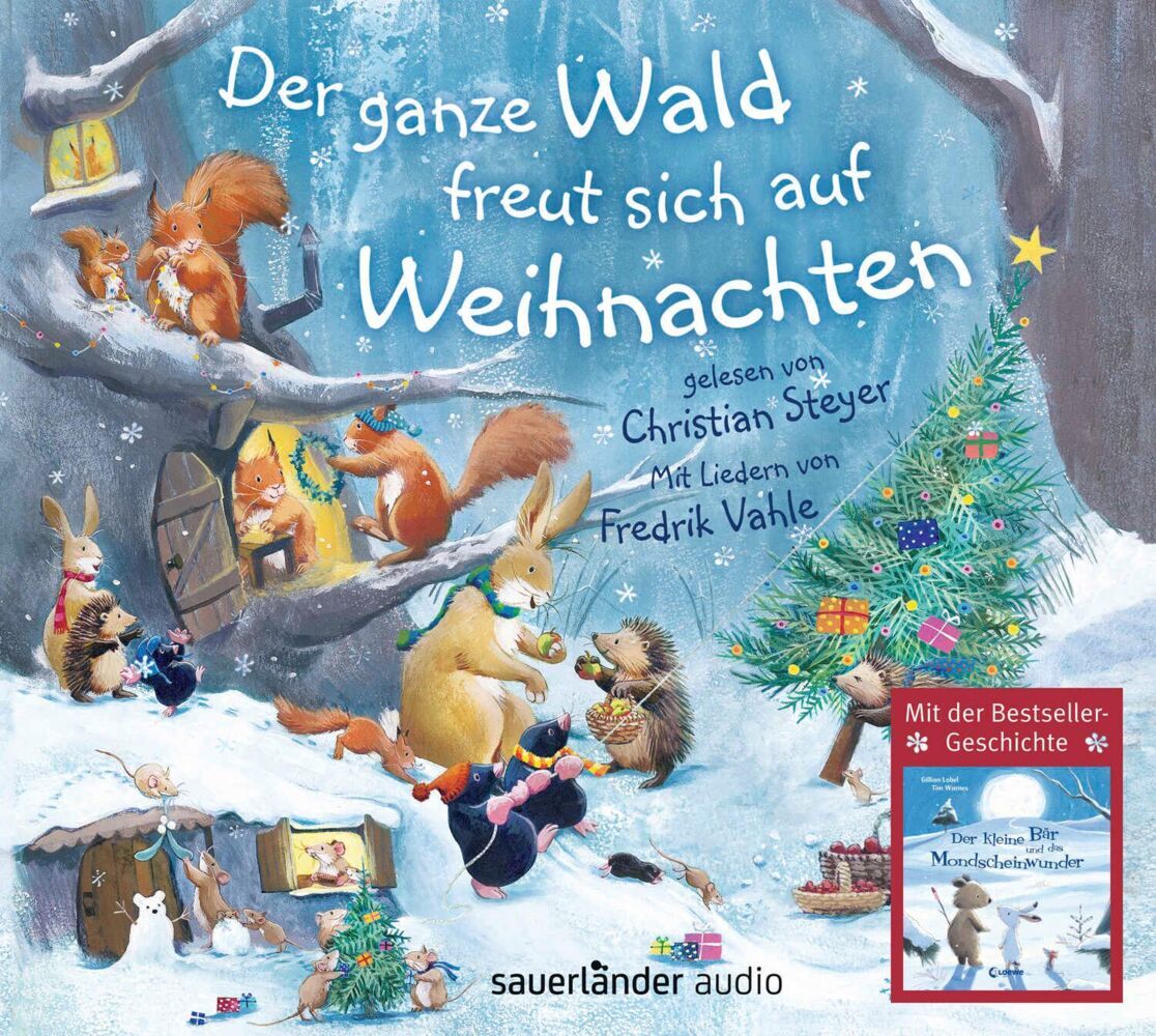 Der ganze Wald freut sich auf Weihnachten, 1 Audio-CD (Paul Bright)