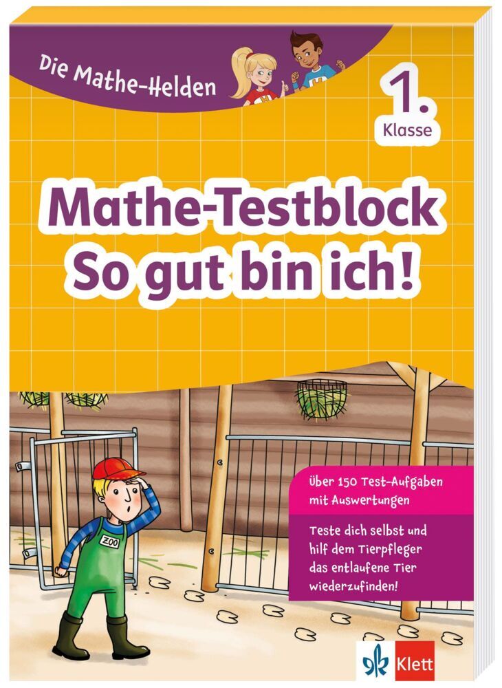 Klett Die Mathe-Helden: Mathe-Testblock So gut bin ich! 1. Klasse