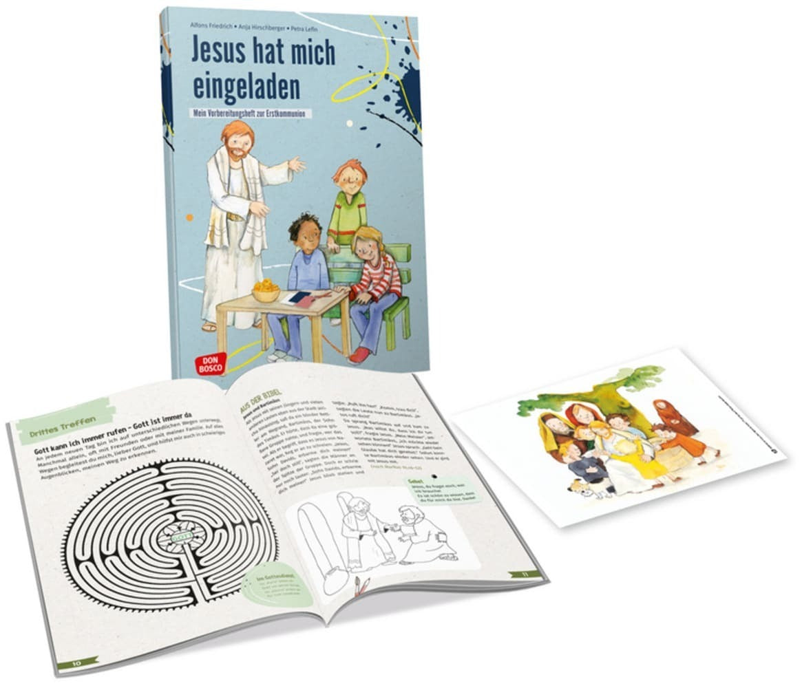 Jesus hat mich eingeladen. Der Vorbereitungskurs auf Erstbeichte und Erstkommunion (Alfons Friedrich Sdb)