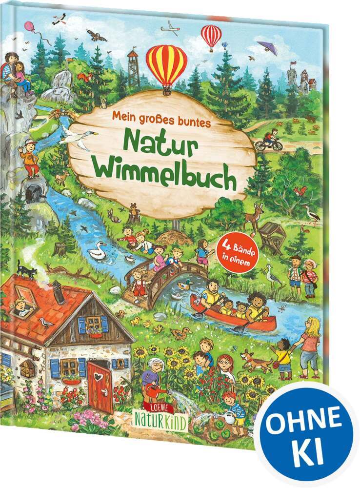 Mein großes buntes Natur-Wimmelbuch (Sammelband)