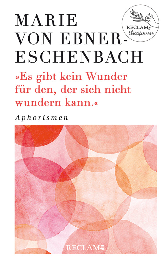 Es gibt kein Wunder für den, der sich nicht wundern kann (Marie Von Ebner-Eschenbach)