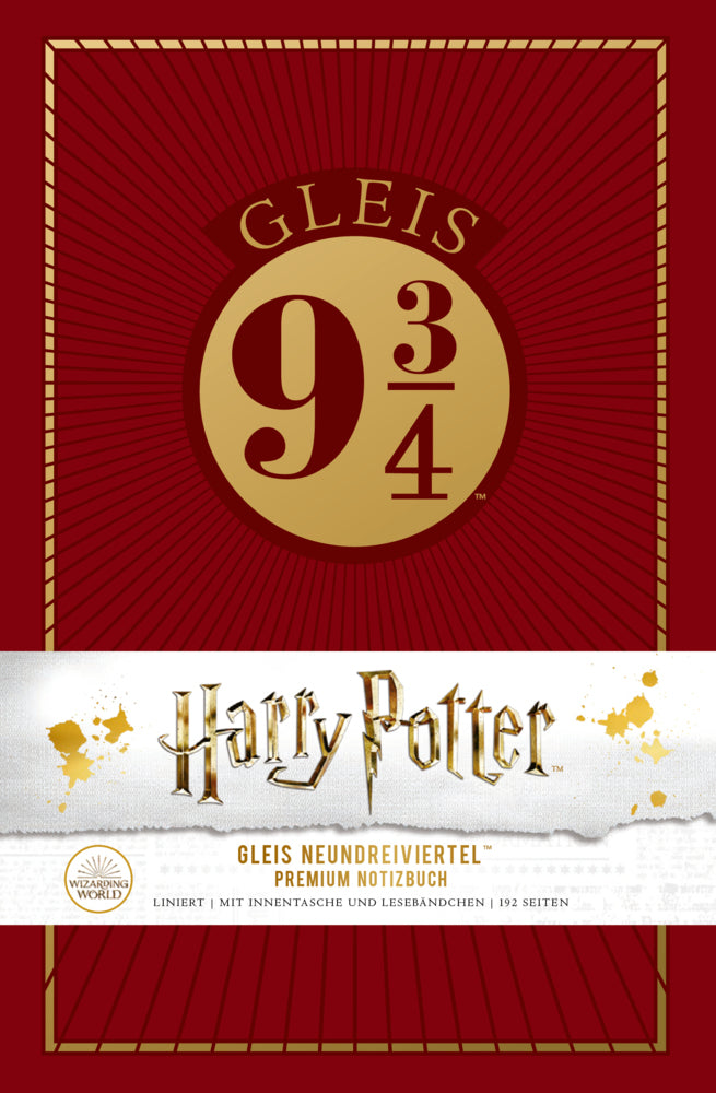 Harry Potter: Gleis 9 ¾ Premium-Notizbuch (Wizarding World)