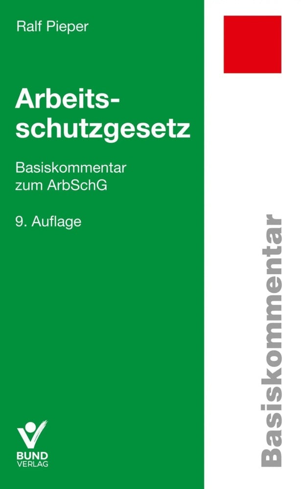 Arbeitsschutzgesetz (Ralf Pieper)