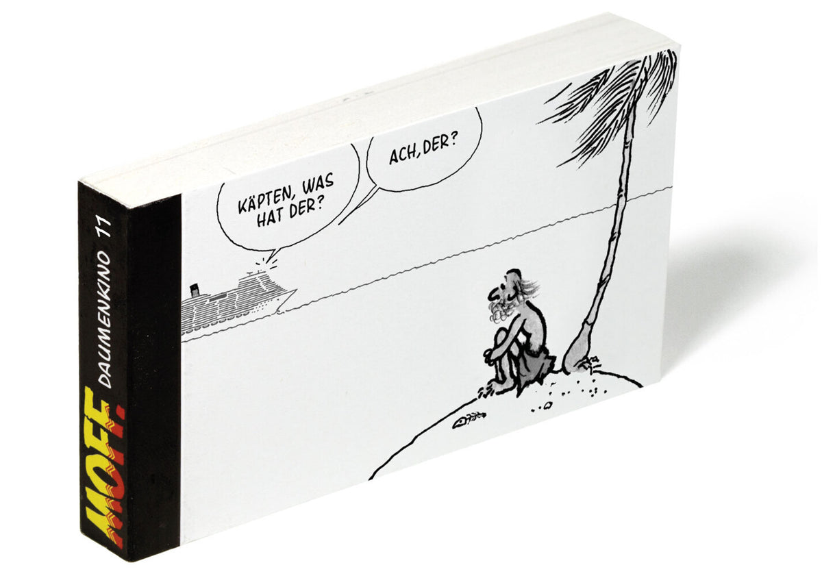 MOFF. Daumenkino Nr. 11 - Einsame Insel (Gerhard Haderer)