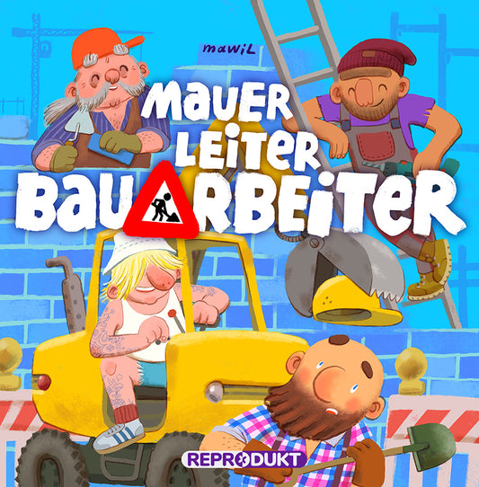 Mauer, Leiter, Bauarbeiter (Mawil)
