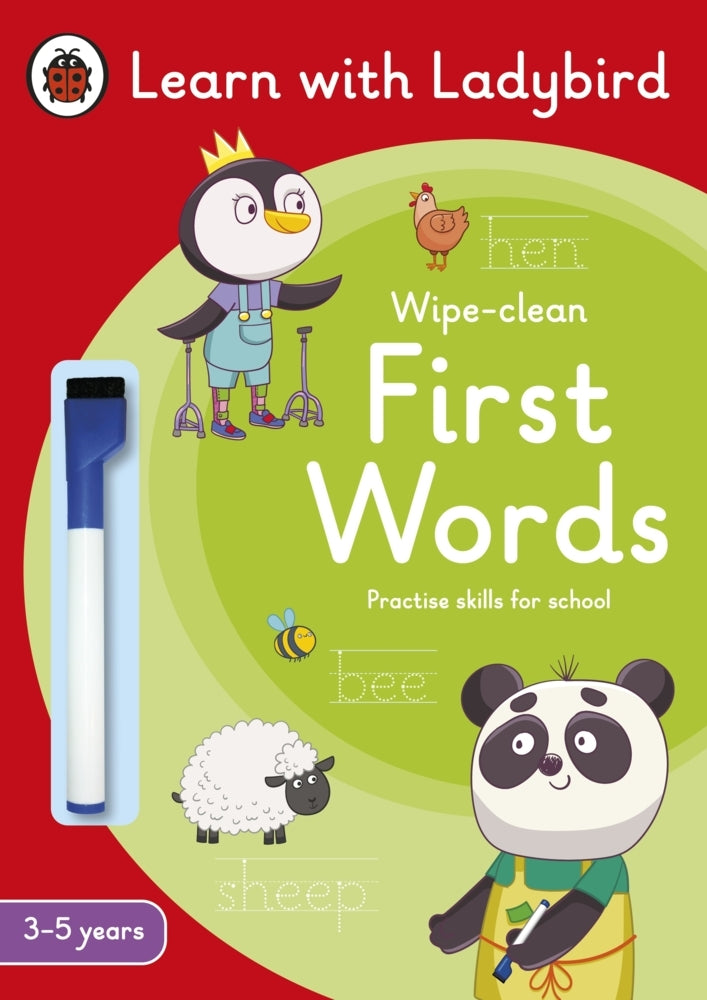 First Words: A Learn with Ladybird Wipe-Clean Activity Book 3-5 years (Ladybird)