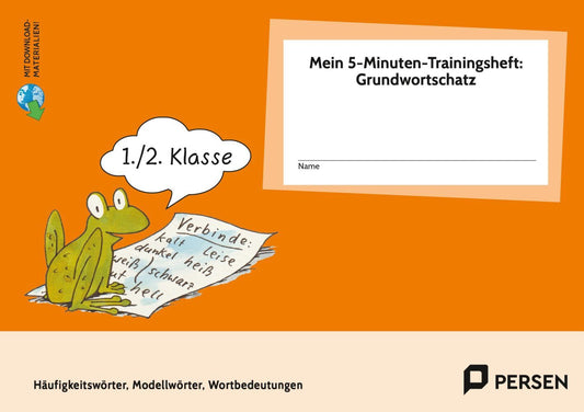 Mein 5-Min-Trainingsheft: Grundwortschatz- Kl. 1/2 (Kirstin Jebautzke)