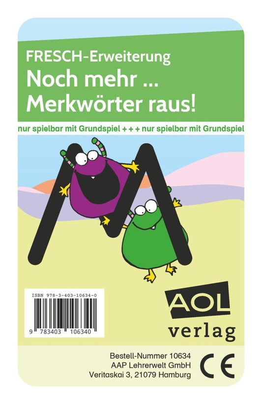 FRESCH-Erweiterung: Noch mehr... Merkwörter raus! (Corinne Zimmermann)