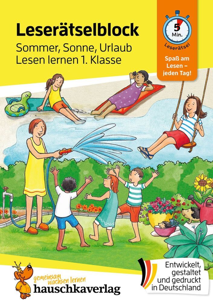 Lese-Rätselblock - Sommer, Sonne, Urlaub! Lesen lernen 1. Klasse (Helena Heiß)