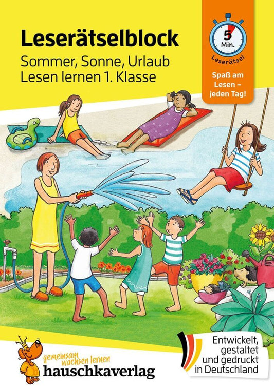 Lese-Rätselblock - Sommer, Sonne, Urlaub! Lesen lernen 1. Klasse (Helena Heiß)