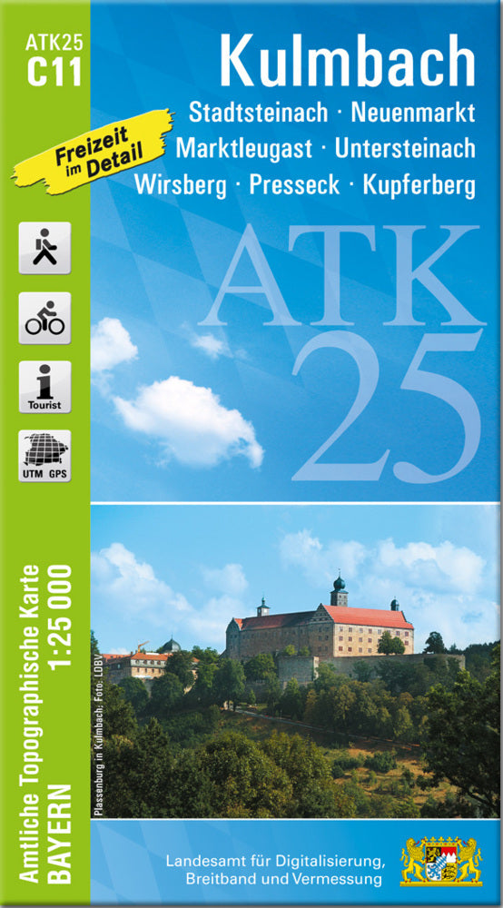 ATK25-C11 Kulmbach (Amtliche Topographische Karte 1:25000) (Breitband Und Vermessung, Bayern Landesamt Für Digitalisierung)
