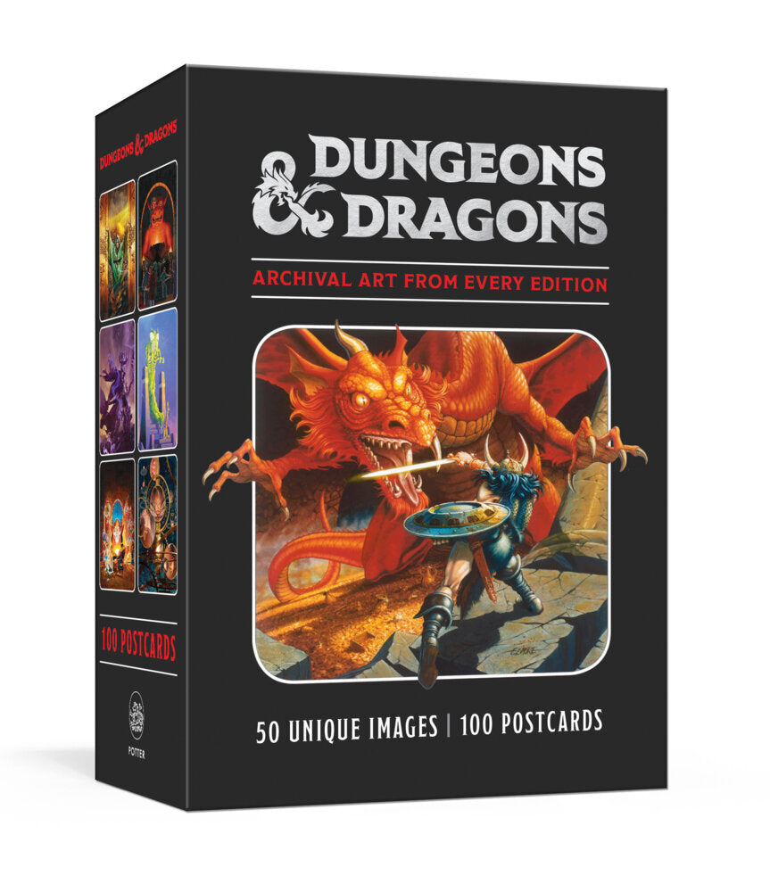 Dungeons & Dragons 100 Postcards: Archival Art from Every Edition (Official Dungeons & Dragons Licensed)