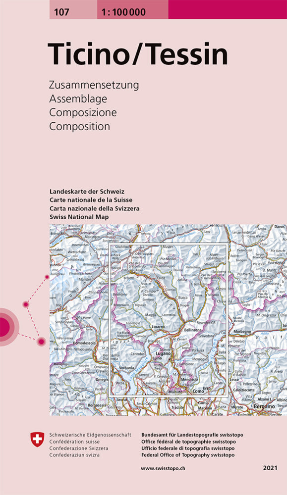107 Ticino/Tessin (Bundesamt Für Landestopografie Swisstopo)