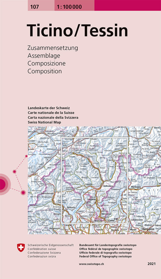 107 Ticino/Tessin (Bundesamt Für Landestopografie Swisstopo)