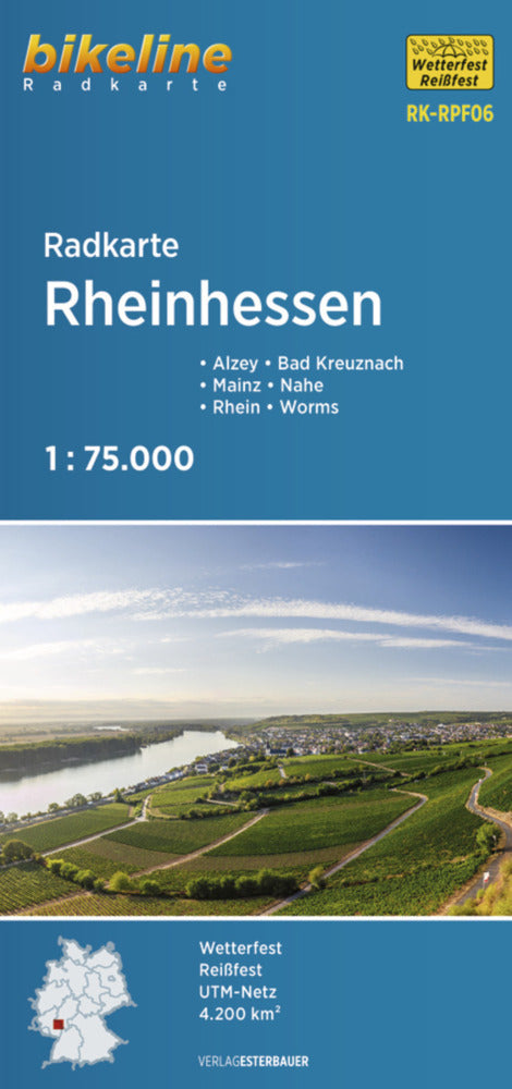 Radkarte Rheinhessen (RK-RPF06) (Esterbauer Verlag)