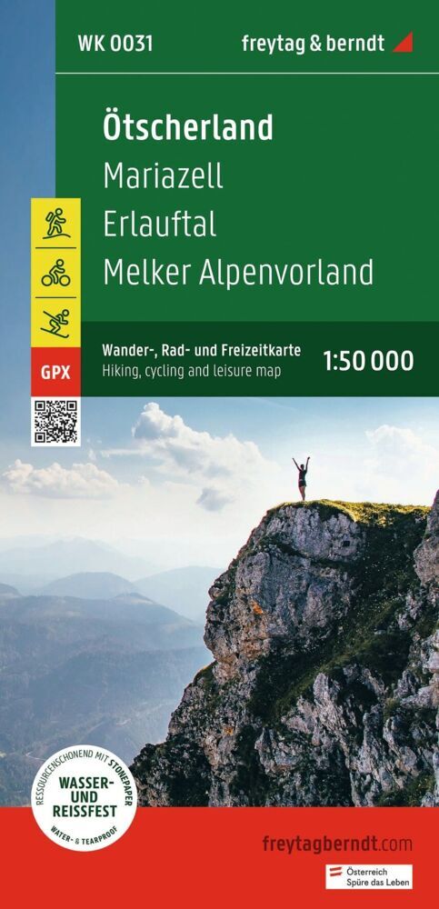 freytag & berndt Wanderkarte WK 0031 Ötscherland, Mariazell - Erlauftal - Melker Alpenvorland 1:50.000