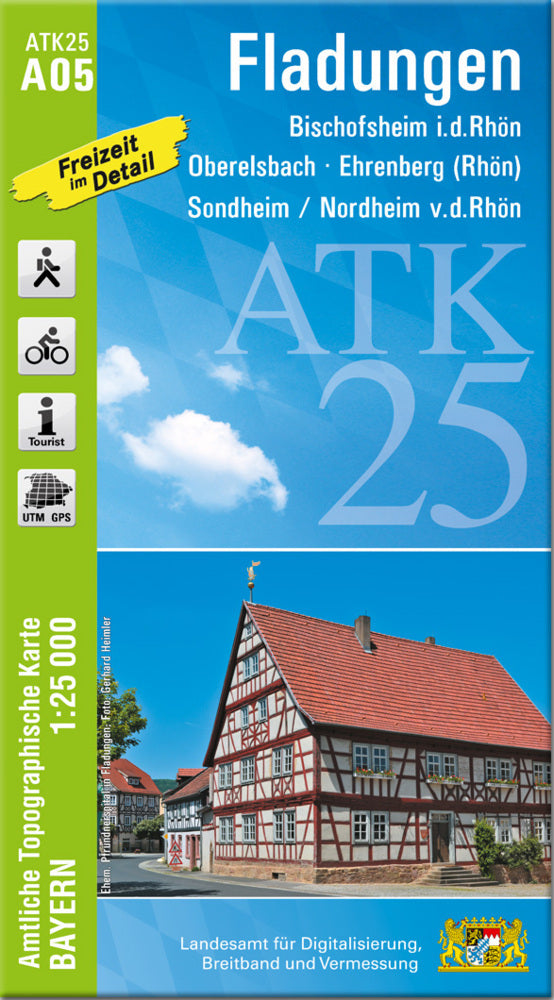 ATK25-A05 Fladungen (Amtliche Topographische Karte 1:25000) (Breitband Und Vermessung, Bayern Landesamt Für Digitalisierung)