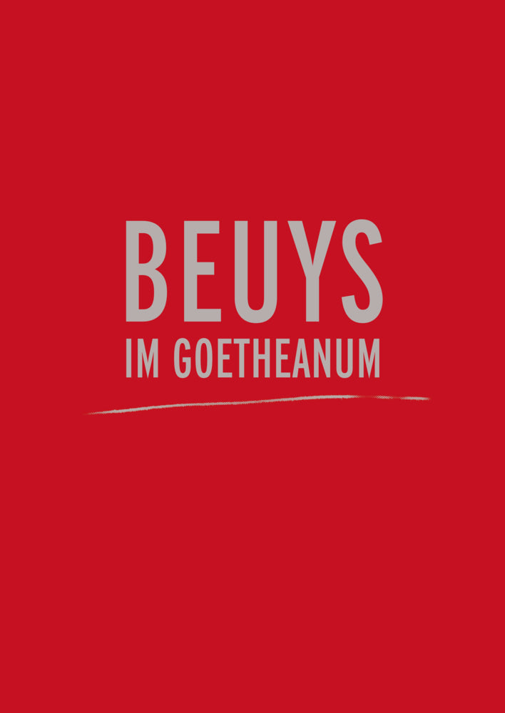 Beuys im Goetheanum (Walter Kugler)