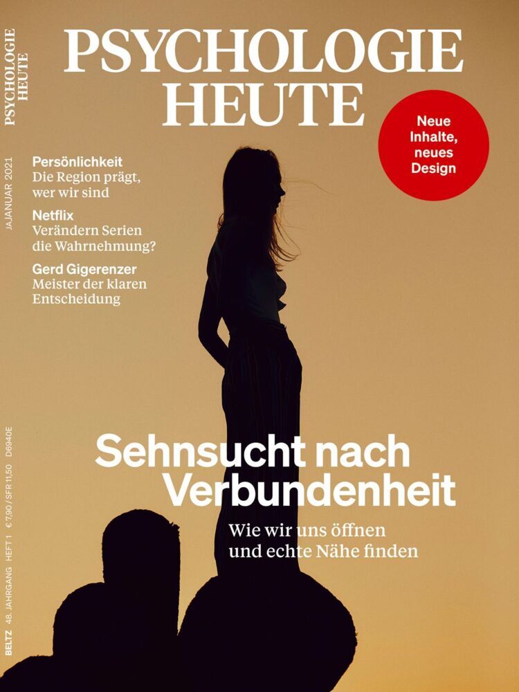 Psychologie Heute 1/2021: Sehnsucht nach Verbundenheit (Beltz Verlagsgruppe)
