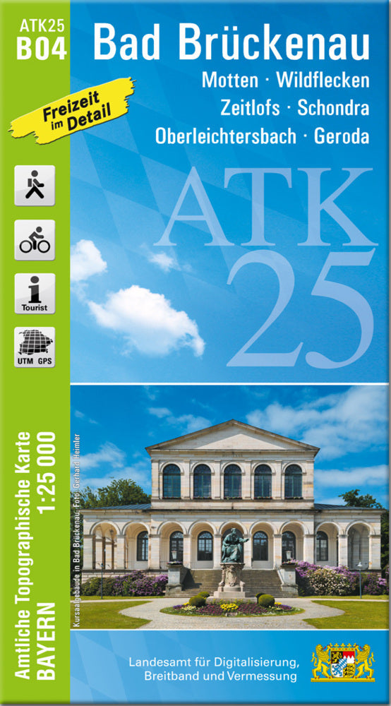 ATK25-B04 Bad Brückenau (Amtliche Topographische Karte 1:25000) (Breitband Und Vermessung, Bayern Landesamt Für Digitalisierung)