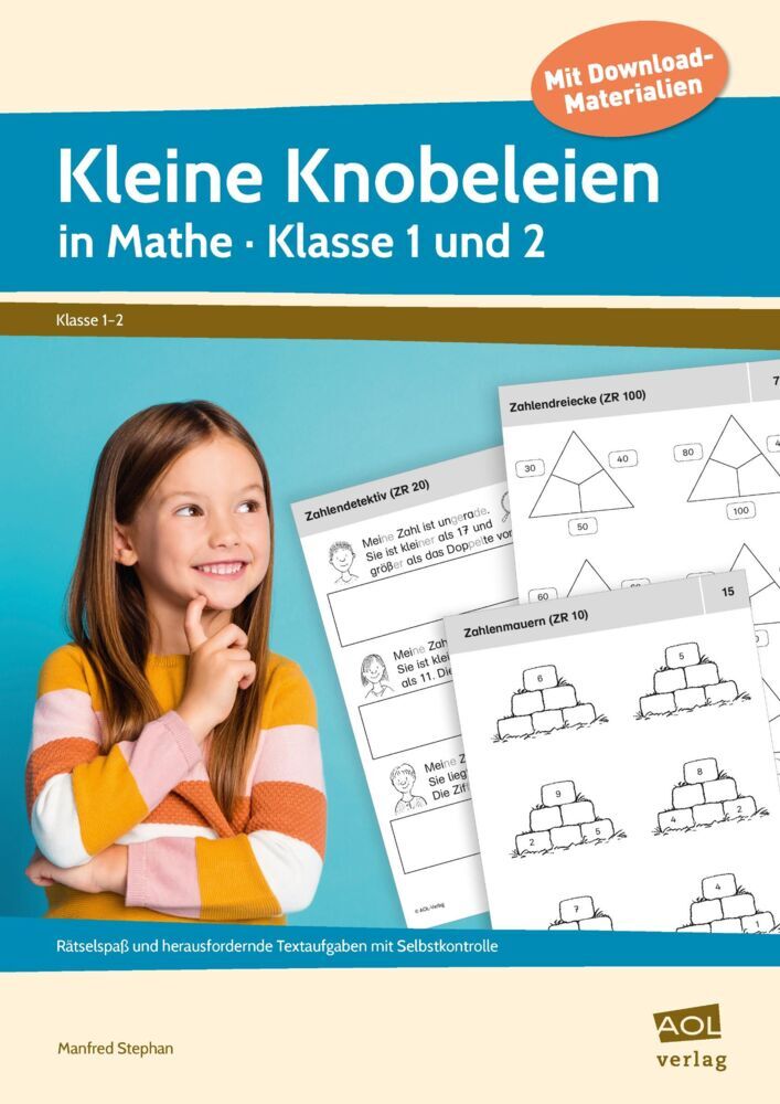 Kleine Knobeleien in Mathe - Klasse 1 und 2 (Manfred Stephan)