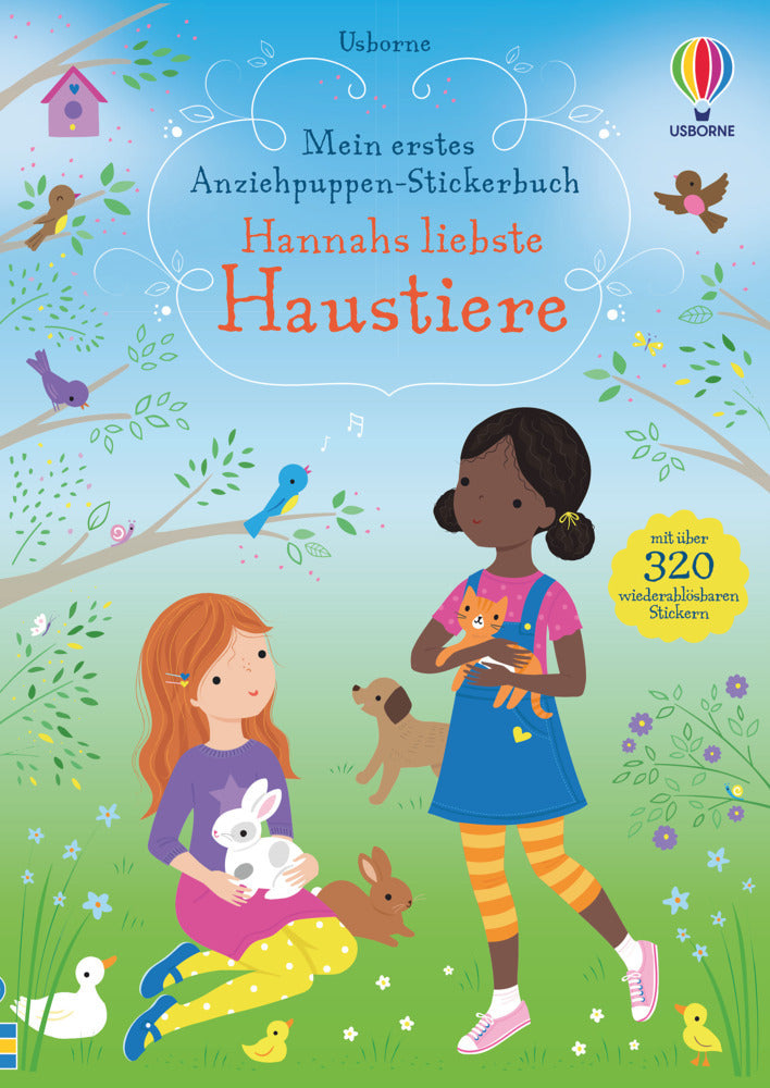 Mein erstes Anziehpuppen-Stickerbuch: Hannahs liebste Haustiere (Fiona Watt)