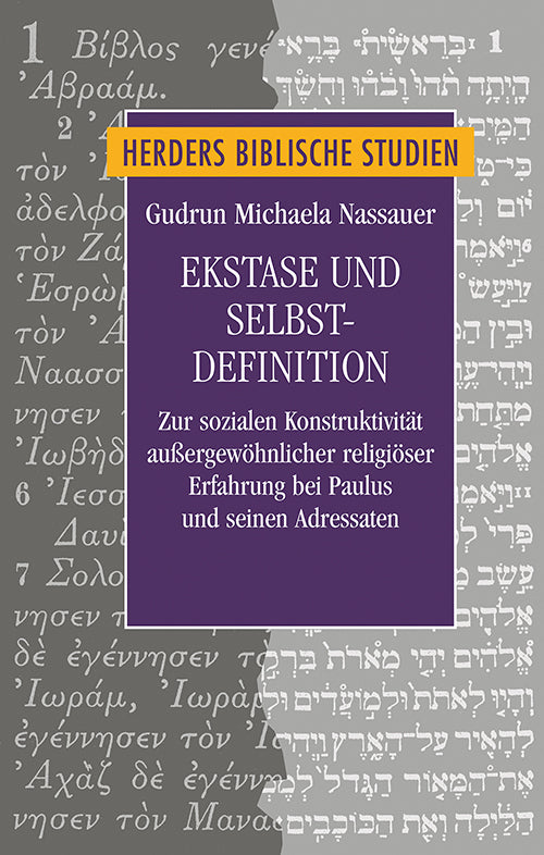 Ekstase und Selbstdefinition (Gudrun Nassauer)