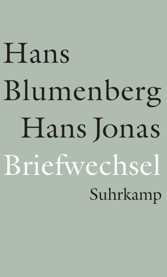 Briefwechsel 1954-1978 und weitere Materialien (Hans Blumenberg)