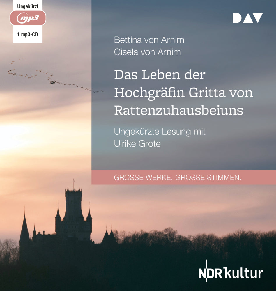 Das Leben der Hochgräfin Gritta von Rattenzuhausbeiuns, 1 Audio-CD, 1 MP3 (Bettina Von Arnim)