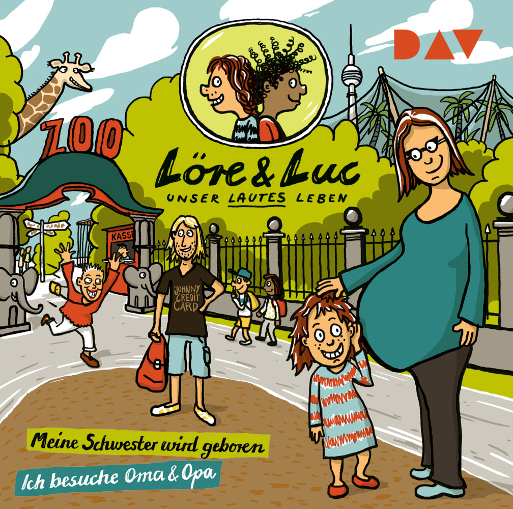 Löre & Luc - Unser lautes Leben (4). Folge 7: Meine Schwester wird geboren / Folge 8: Ich besuche Oma und Opa, 1 Audio-CD (Jenny Alten)