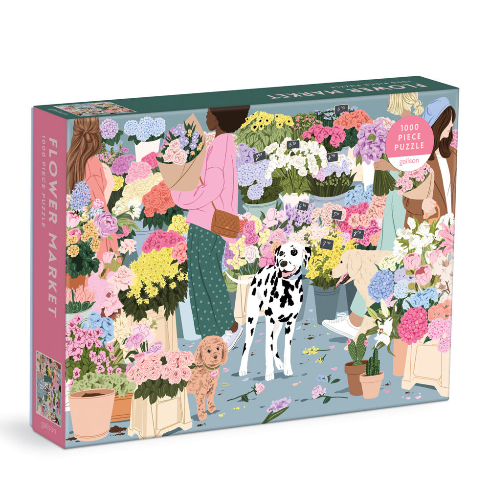 Flower Market 1000 Piece Puzzle (Galison)