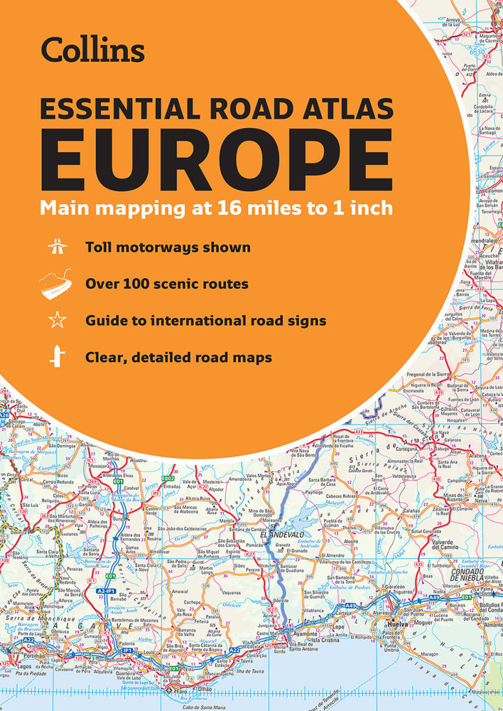 Collins Essential Road Atlas Europe (Collins Maps)