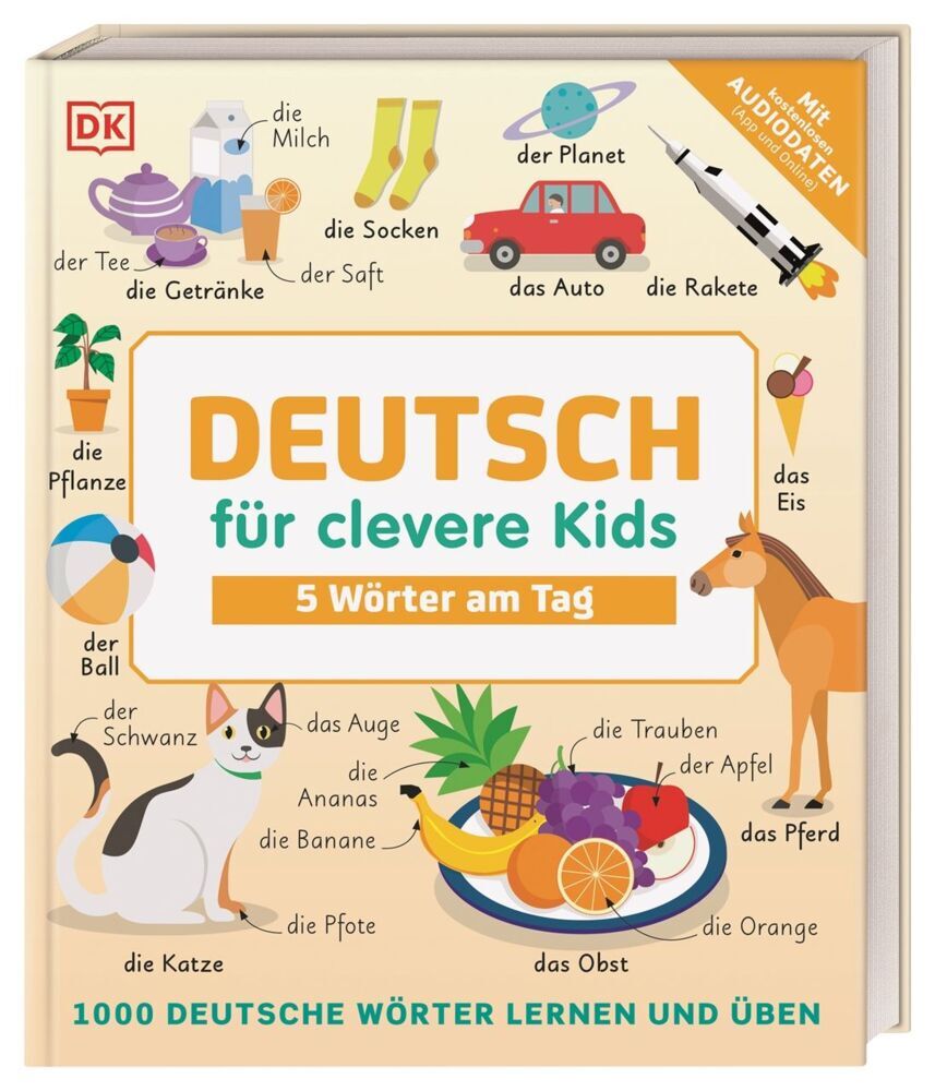 Deutsch für clevere Kids - 5 Wörter am Tag (Dk Verlag - Kids)