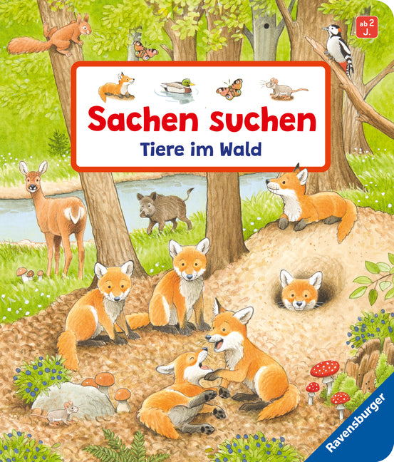 Sachen suchen - Tiere im Wald (Susanne Gernhäuser)