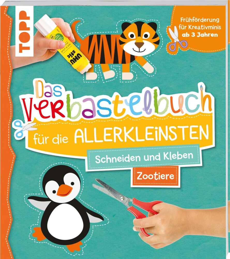 Das Verbastelbuch für die Allerkleinsten. Schneiden und Kleben. Zootiere (Ursula Schwab)