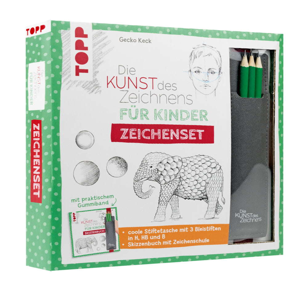 Die Kunst des Zeichnens für Kinder Zeichenset (Gecko Keck)