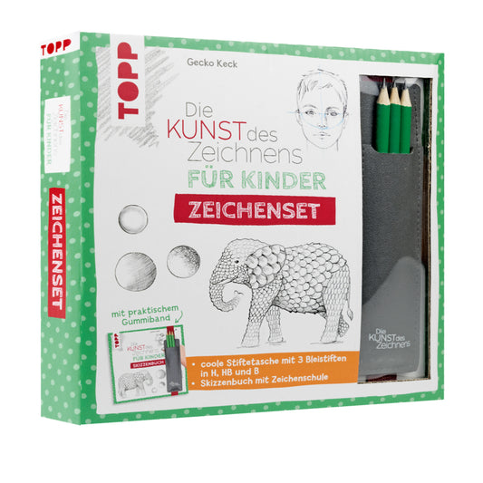 Die Kunst des Zeichnens für Kinder Zeichenset (Gecko Keck)
