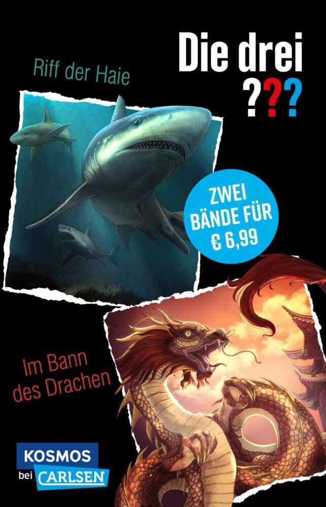 Die drei ???: 2-in1-Band mit Die drei ??? und das Riff der Haie / Im Bann des Drachen (William Arden)